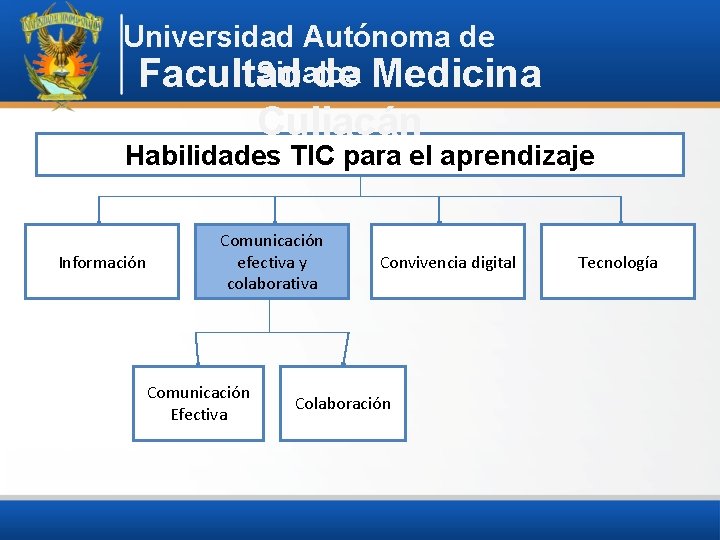 Universidad Autónoma de Sinaloa Facultad de Medicina Culiacán Habilidades TIC para el aprendizaje Información