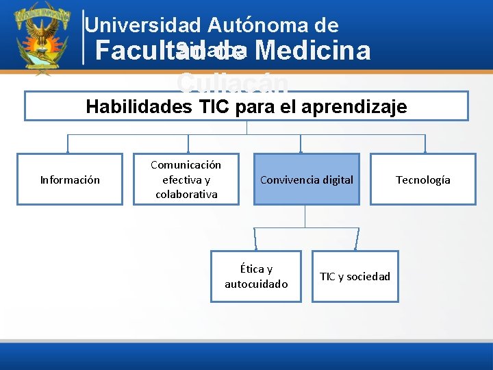 Universidad Autónoma de Sinaloa Facultad de Medicina Culiacán Habilidades TIC para el aprendizaje Información