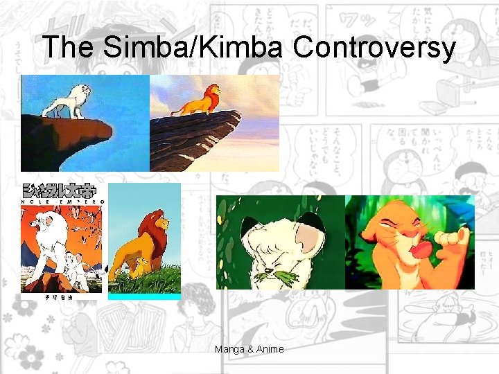 The Simba/Kimba Controversy Manga & Anime 