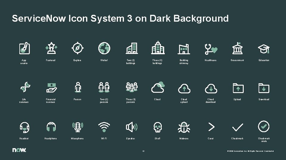 Service. Now Icon System 3 on Dark Background App creator Featured Explore Global Two