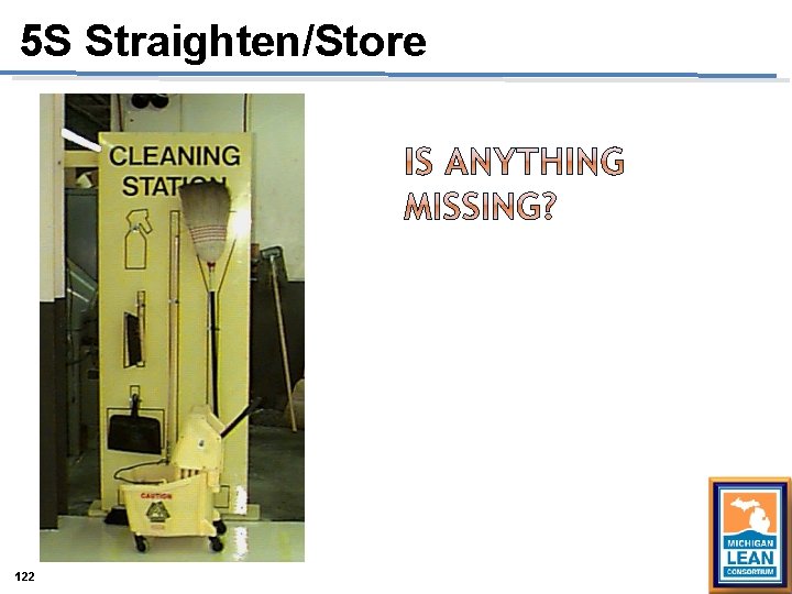 5 S Straighten/Store 122 5 S Straighten/Store 122