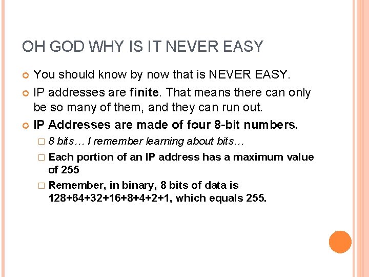 OH GOD WHY IS IT NEVER EASY You should know by now that is OH GOD WHY IS IT NEVER EASY You should know by now that is