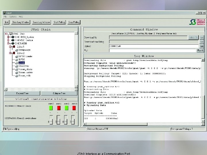 JTAG Interface as a Communication Port 