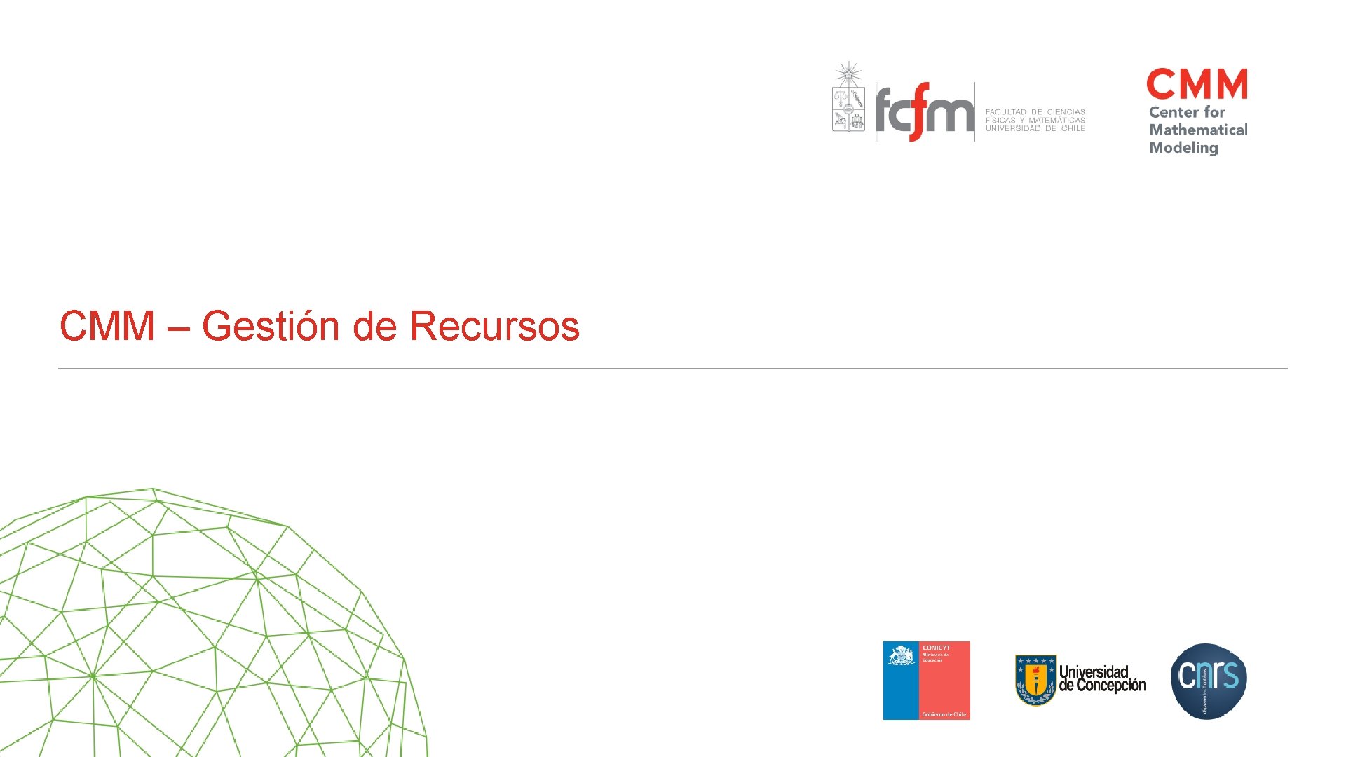 CMM – Gestión de Recursos 