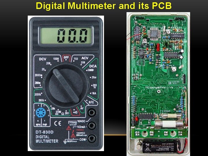 Digital Multimeter and its PCB 