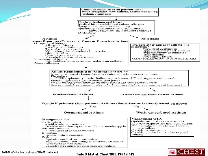 Summary flow chart of clinical evaluation and management of WRA. © 2008 by American