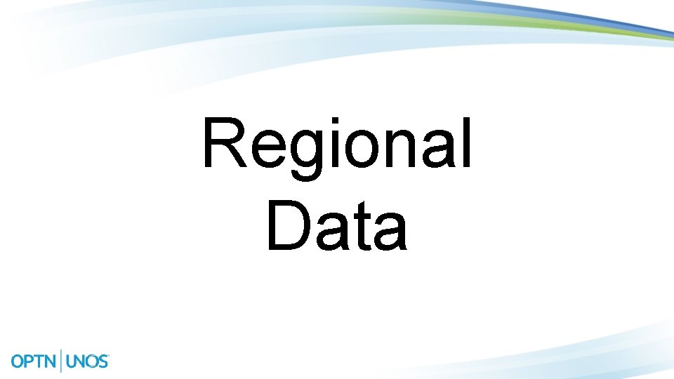 Regional Data 