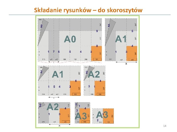 Składanie rysunków – do skoroszytów 14 