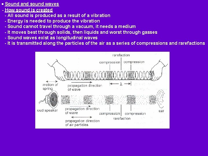  Sound and sound waves - How sound is created - All sound is