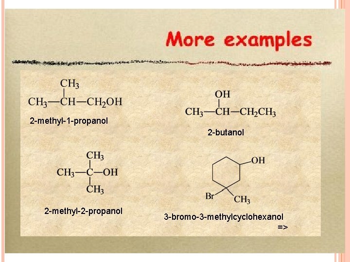 2 Methyl1 Propanol 2 Butanol 2 Methyl2 Propanol