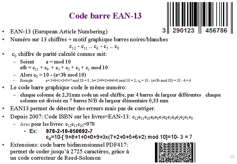 Code barre EAN-13 • EAN-13 (European Article Numbering) • Numéro sur 13 chiffres +