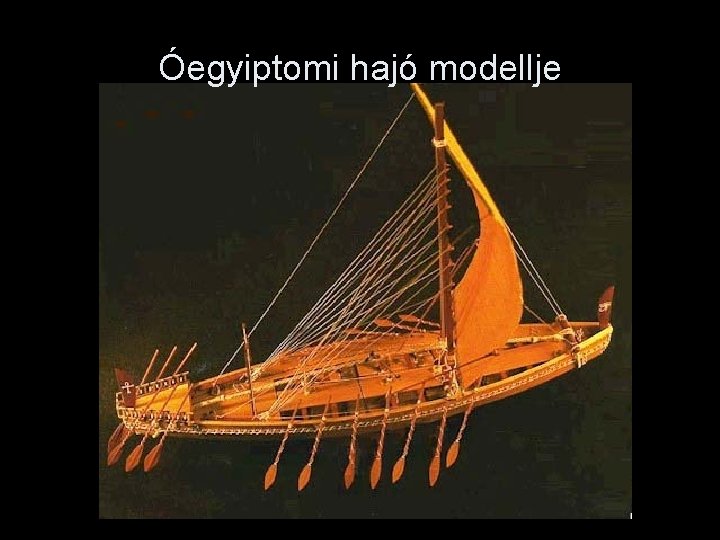 Óegyiptomi hajó modellje 