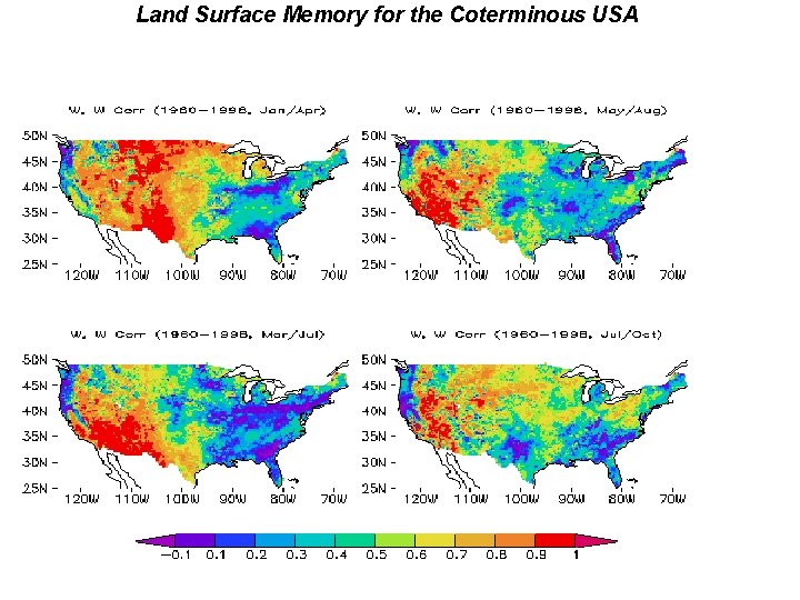 Land Surface Memory for the Coterminous USA 