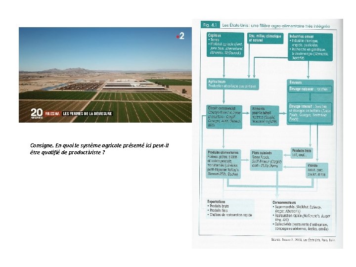 Consigne. En quoi le système agricole présenté ici peut-il être qualifié de productiviste ?