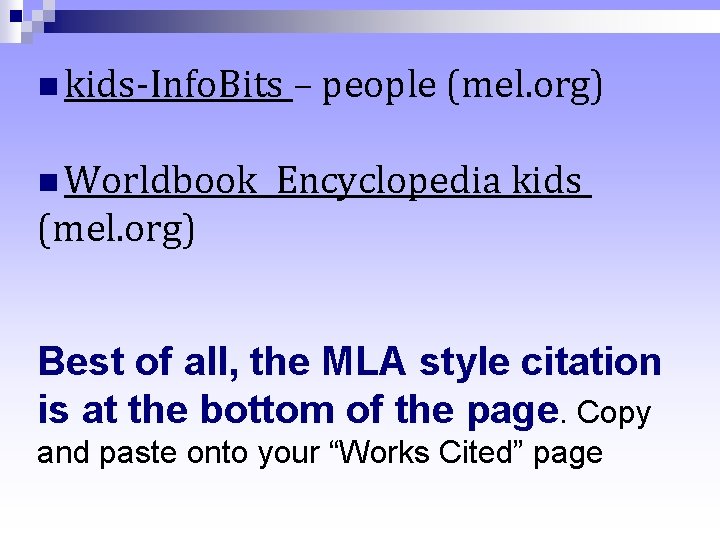 kids-Info. Bits – people (mel. org) Worldbook Encyclopedia kids (mel. org) Best of kids-Info. Bits – people (mel. org) Worldbook Encyclopedia kids (mel. org) Best of