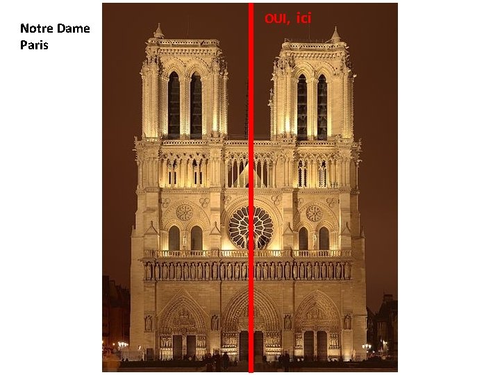 Notre Dame Paris OUI, ici 