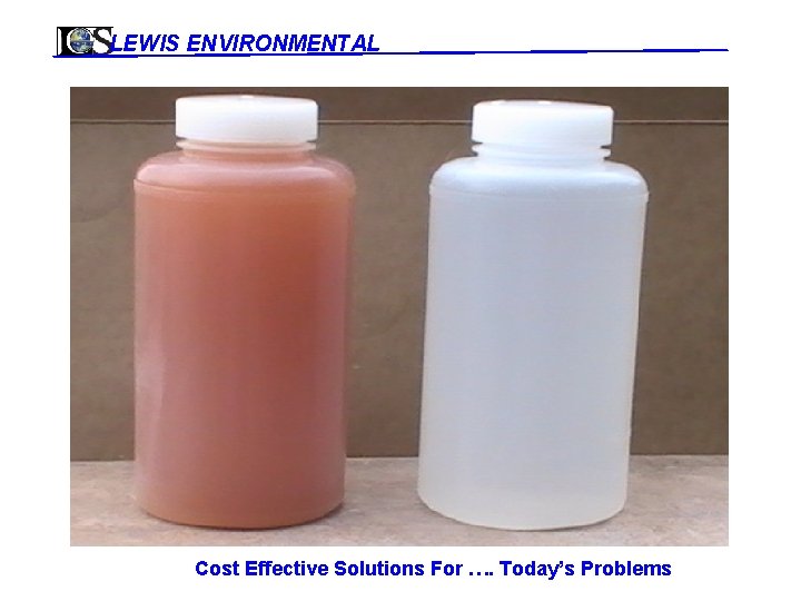 LEWIS ENVIRONMENTAL ACID MINE DRAINAGE TREATMENT RESULTS AMD Feed Lewis Carbon Filters Sulfate Reduction