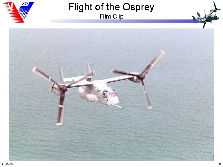 Flight of the Osprey Film Clip 9/16/2020 3 