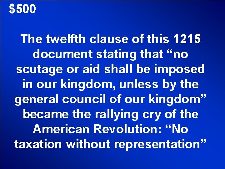 © Mark E. Damon - All Rights Reserved $500 The twelfth clause of this © Mark E. Damon - All Rights Reserved $500 The twelfth clause of this