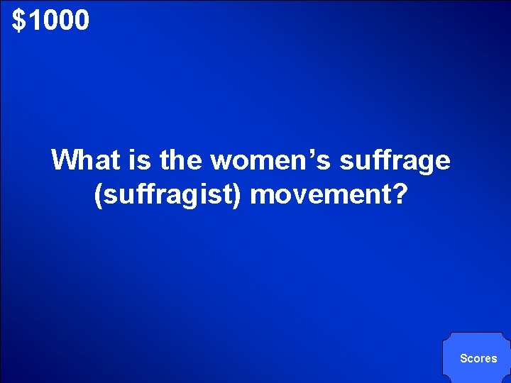 © Mark E. Damon - All Rights Reserved $1000 What is the women’s suffrage © Mark E. Damon - All Rights Reserved $1000 What is the women’s suffrage