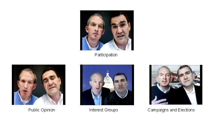 Participation Public Opinion Interest Groups Campaigns and Elections 