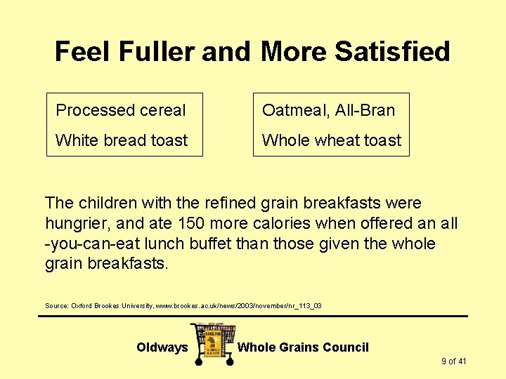 Whole Grains 101 Oldways Whole Grains Council 1