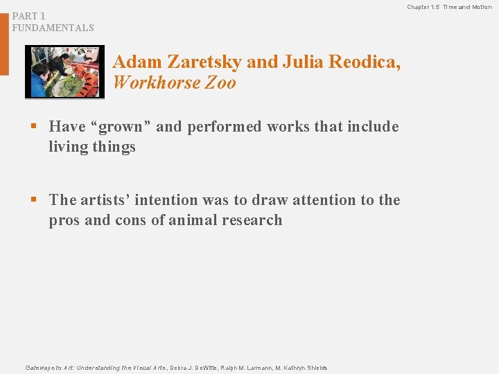 Chapter 1. 5 Time and Motion PART 1 FUNDAMENTALS Adam Zaretsky and Julia Reodica, Chapter 1. 5 Time and Motion PART 1 FUNDAMENTALS Adam Zaretsky and Julia Reodica,