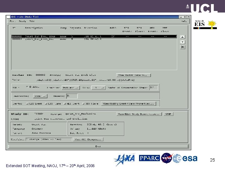 5. Planning Tool – make/edit study 25 Extended SOT Meeting, NAOJ, 17 th –