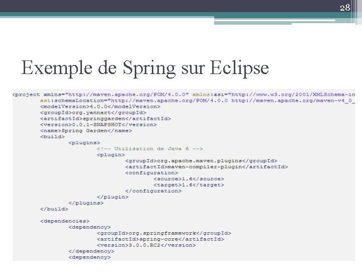 28 Exemple de Spring sur Eclipse 