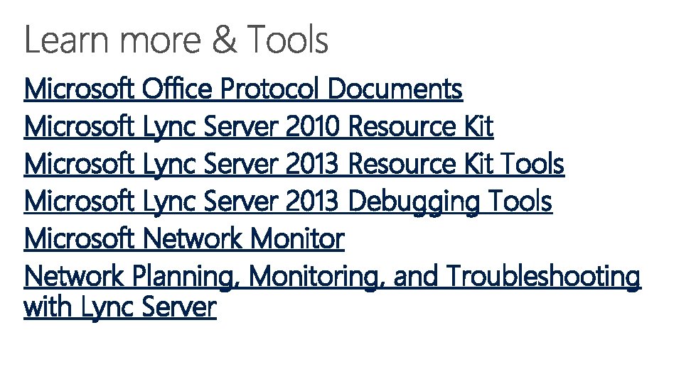 Microsoft Office Protocol Documents Microsoft Lync Server 2010 Resource Kit Microsoft Lync Server 2013