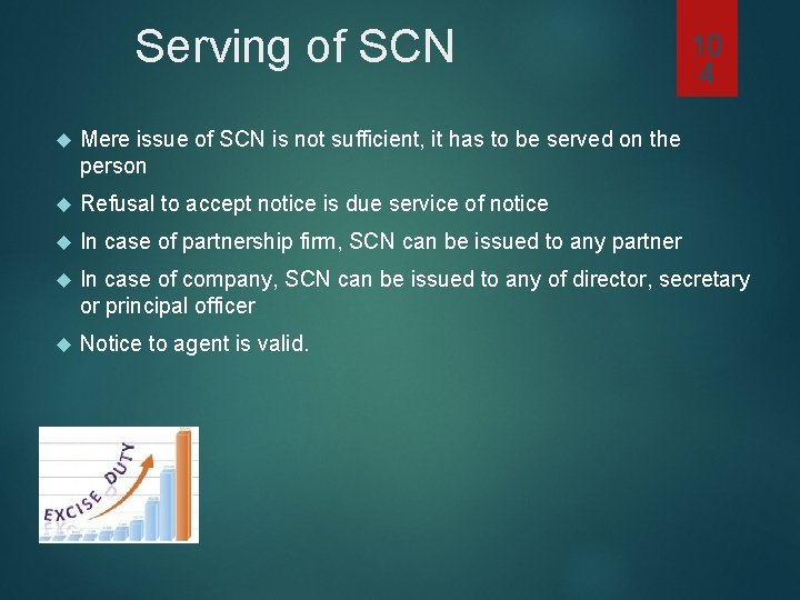 Serving of SCN 10 4 Mere issue of SCN is not sufficient, it has