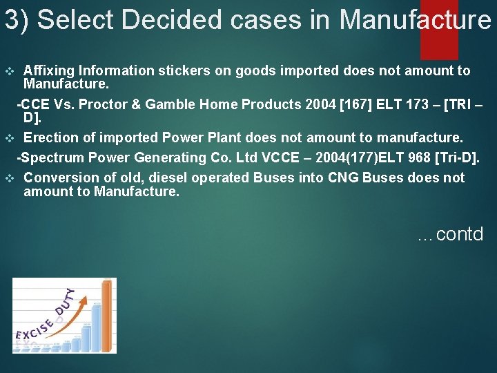 3) Select Decided cases in Manufacture Affixing Information stickers on goods imported does not