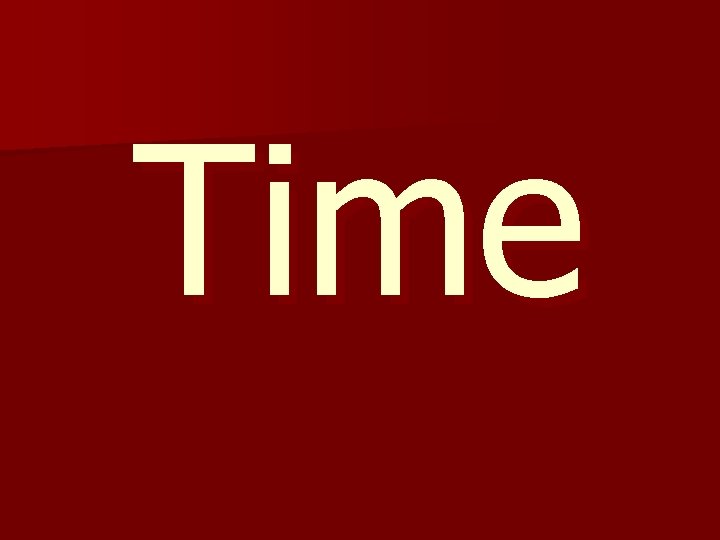 Time 