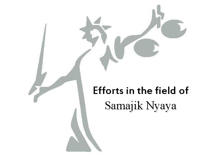 Efforts in the field of Samajik Nyaya 