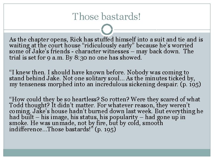 Those bastards! As the chapter opens, Rick has stuffed himself into a suit and Those bastards! As the chapter opens, Rick has stuffed himself into a suit and