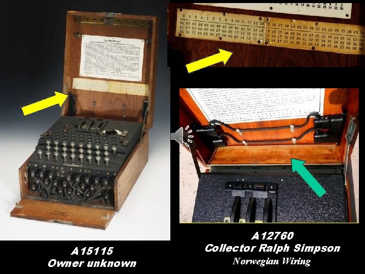 A 15115 Owner unknown A 12760 Collector Ralph Simpson Norwegian Wiring 