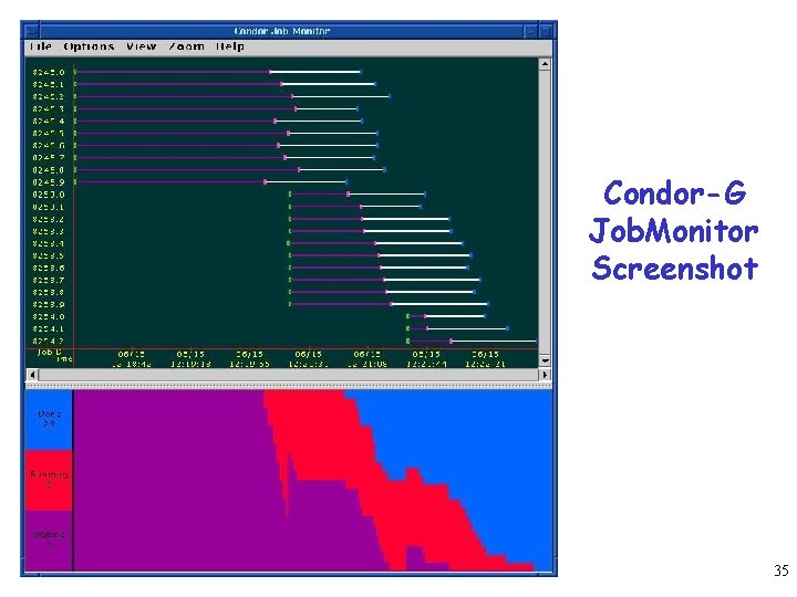 Condor-G Job. Monitor Screenshot 35 