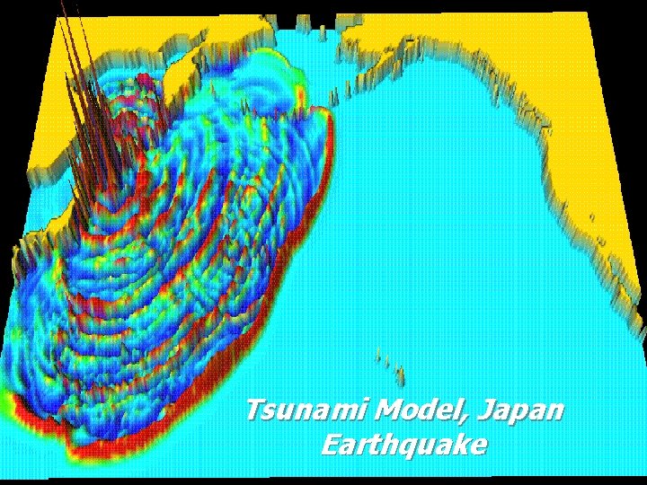 Tsunami Model, Japan Earthquake 