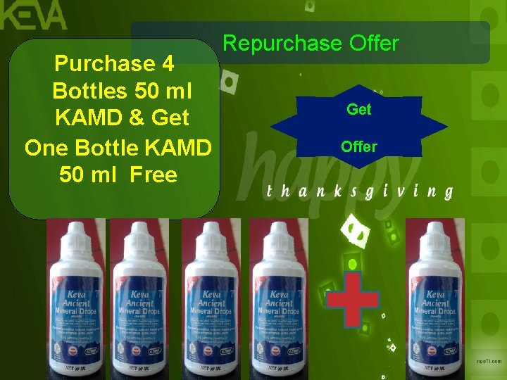 Purchase 4 Bottles 50 ml KAMD & Get One Bottle KAMD 50 ml Free Purchase 4 Bottles 50 ml KAMD & Get One Bottle KAMD 50 ml Free