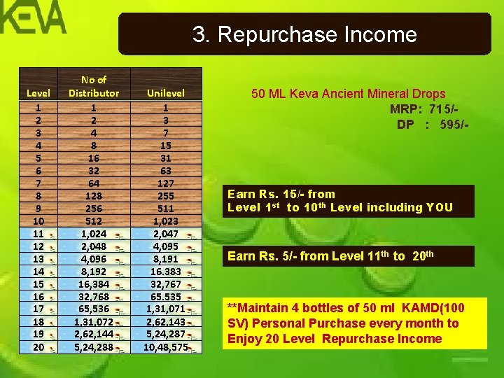 3. Repurchase Income Level 1 2 3 4 5 6 7 8 9 10 3. Repurchase Income Level 1 2 3 4 5 6 7 8 9 10