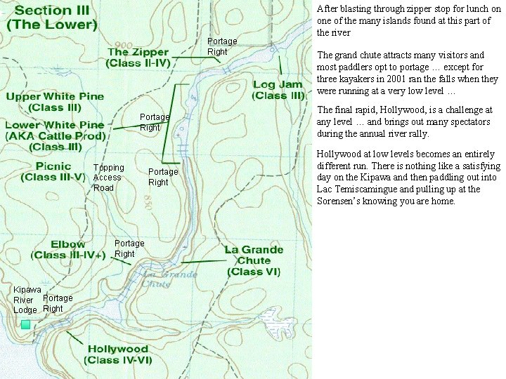 Portage Right Topping Access Road Portage Right Kipawa River Portage Lodge Right Portage Right