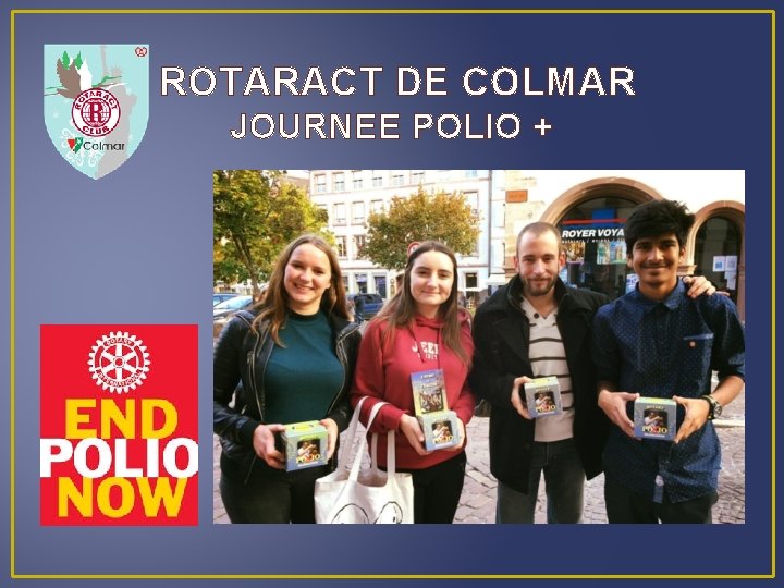 ROTARACT DE COLMAR JOURNEE POLIO + 