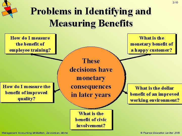 2 -10 Problems in Identifying and Measuring Benefits How do I measure the benefit 2 -10 Problems in Identifying and Measuring Benefits How do I measure the benefit