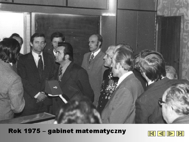 Rok 1975 – gabinet matematyczny 