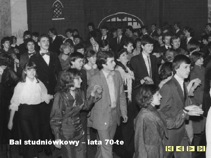 Bal studniówkowy – lata 70 -te 