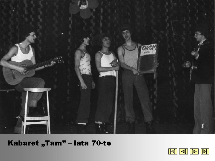 Kabaret „Tam” – lata 70 -te 