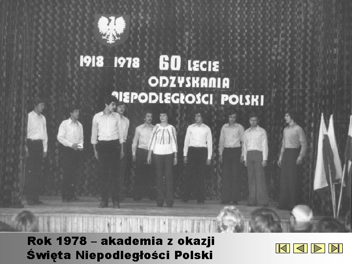 Rok 1978 – akademia z okazji Święta Niepodległości Polski 