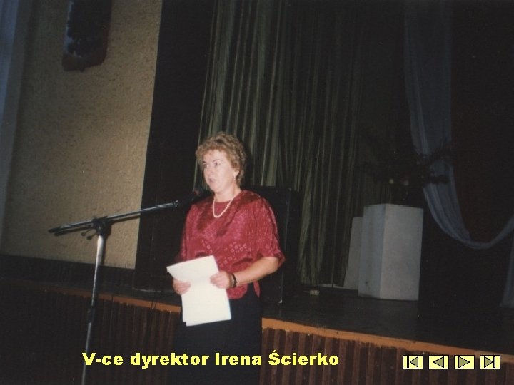 V-ce dyrektor Irena Ścierko 