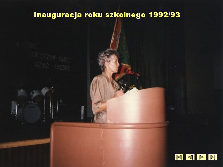 Inauguracja roku szkolnego 1992/93 