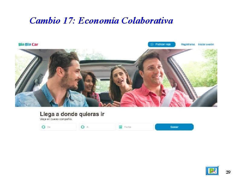 Cambio 17: Economía Colaborativa 29 